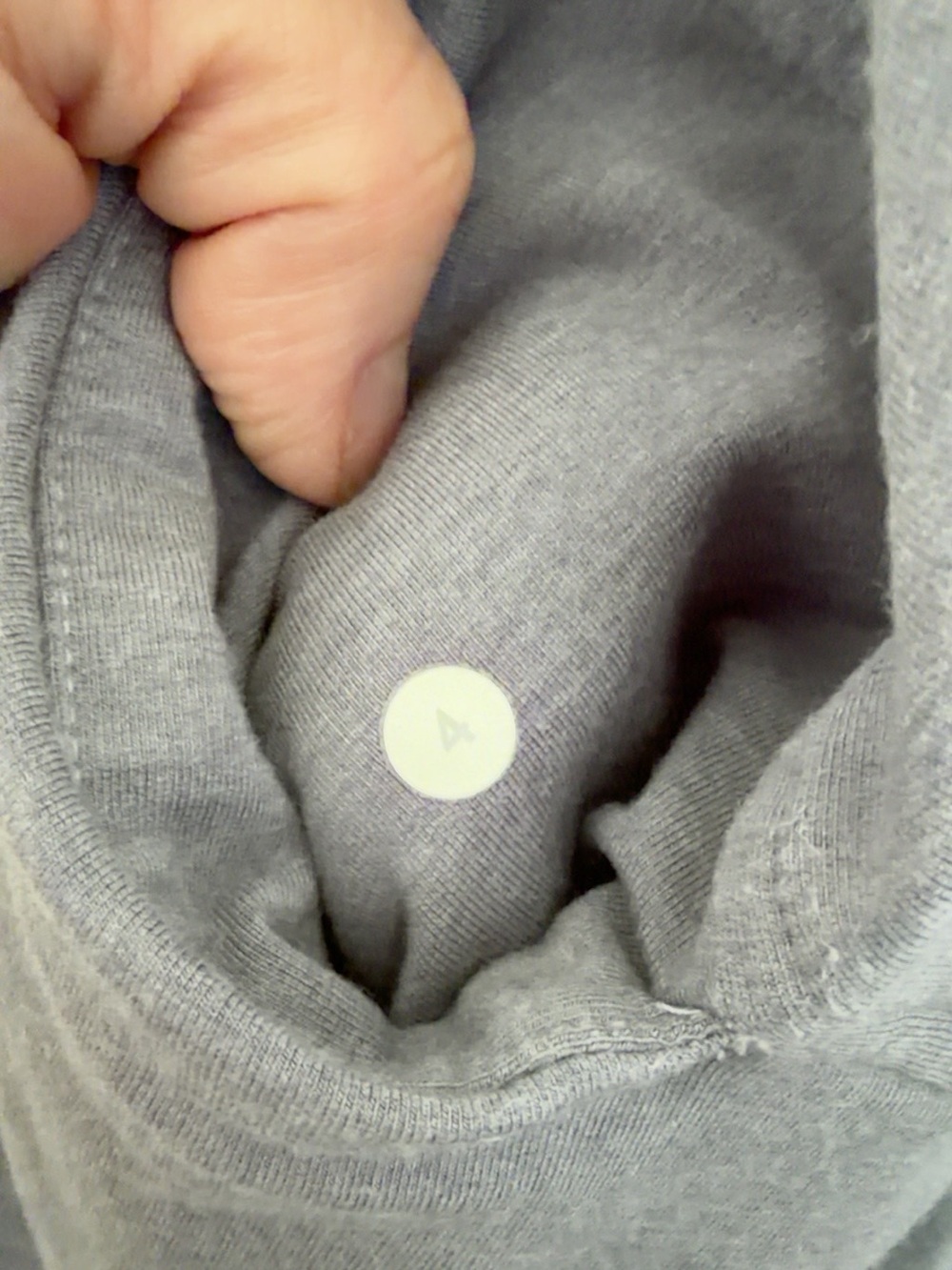 Lululemon Gray Oversized Open Front Cardigan Wrap Size 4 - Picture 6 of 8